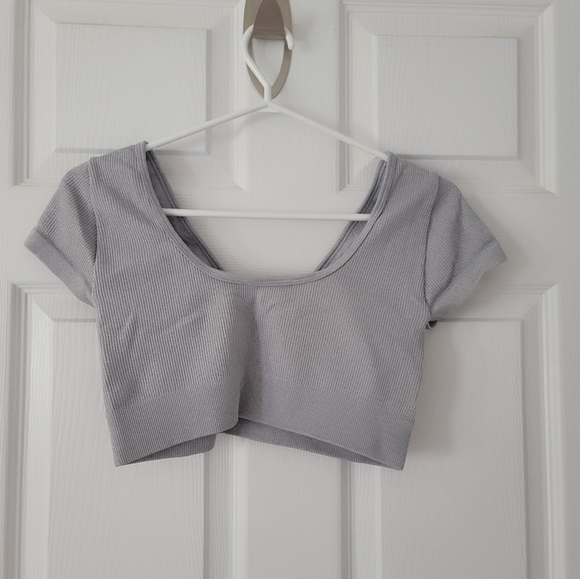 Aerie Cropped Tee - Picture 2 of 3